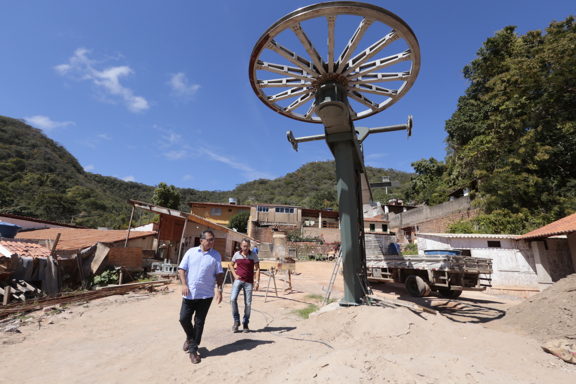 Obras do Teleférico de Barbalha